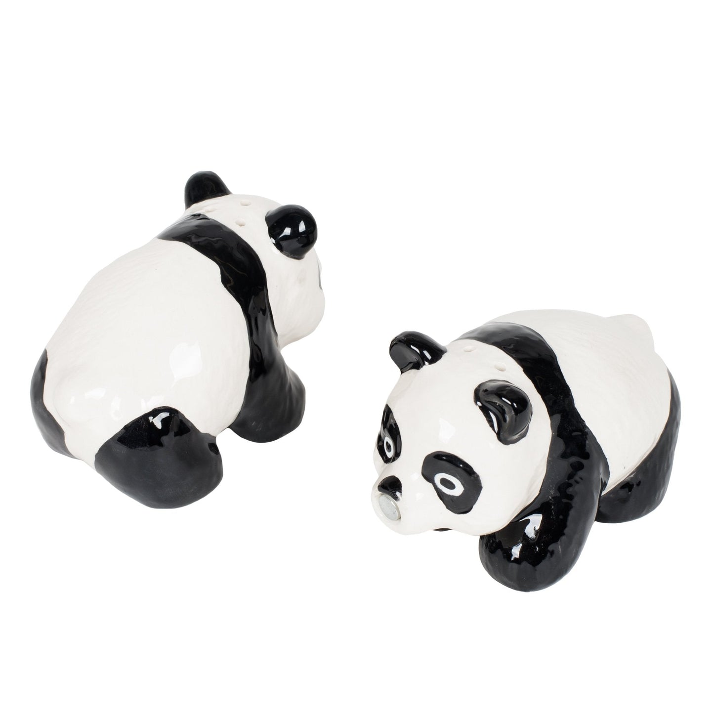 Pacific Giftware 3" L Cutie China Panda Kissing Magnetic Salt & Pepper Shakers -Attractives Collection