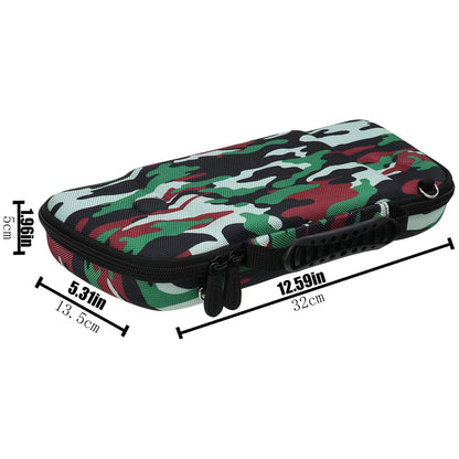 Aenllosi Hard Travel Case for Hori Nintendo Switch Split Pad Pro Handheld Controller-Camouflage(Only Case)