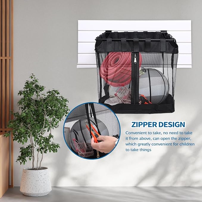 2Pcs Large Slatwall Baskets Mesh Slatwall Baskets