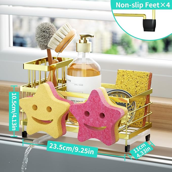 HapiRm Sink Caddy Sponge Holder