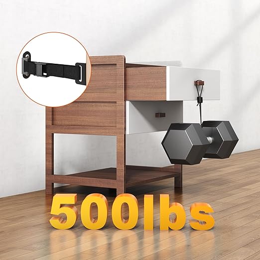 Anti Tip Furniture Anchors, Heavy Duty Furniture Wall Anchor, Earthquake Proof