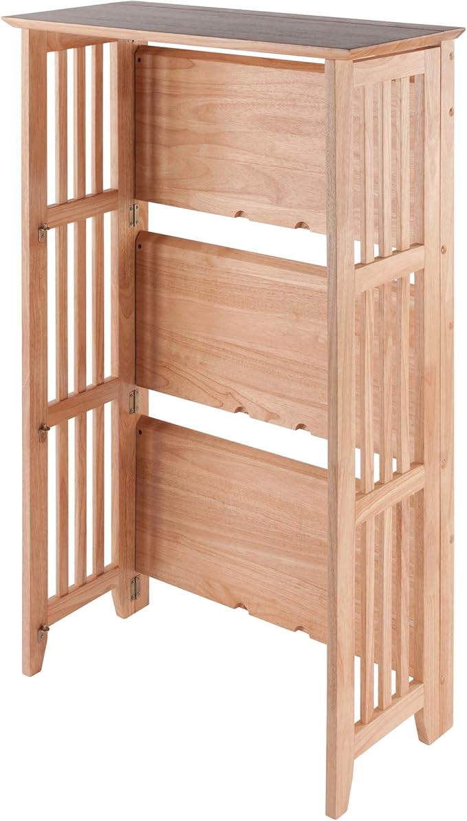 Winsome Mission Beech Wood 4-Tier Shelf