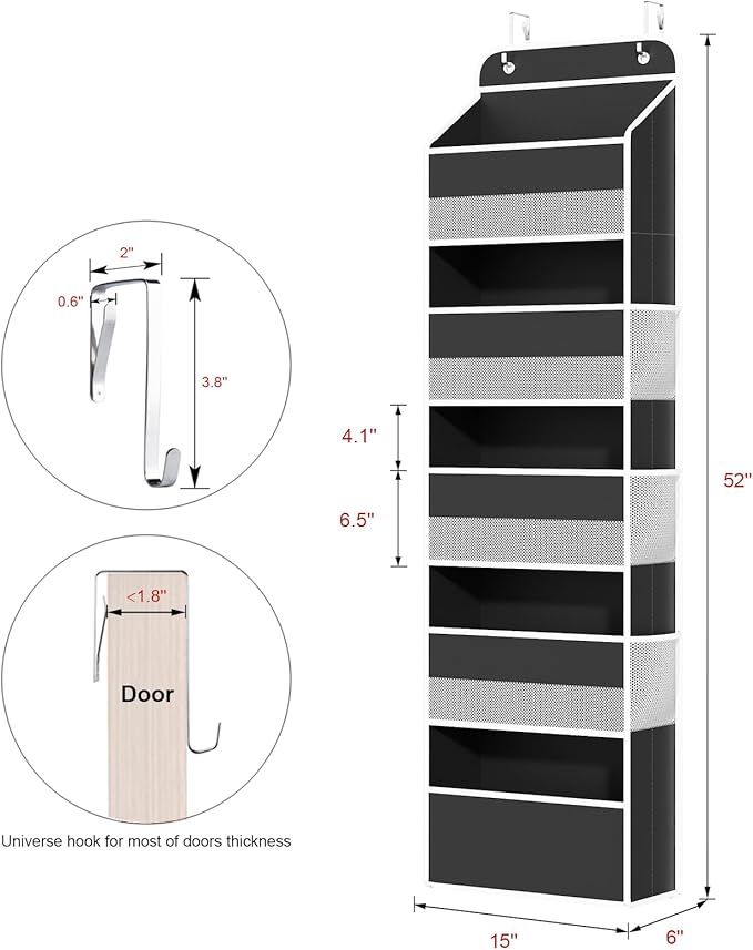 Univivi Hanging Storage Organizer Nursery Closet Cabinet Baby Storage