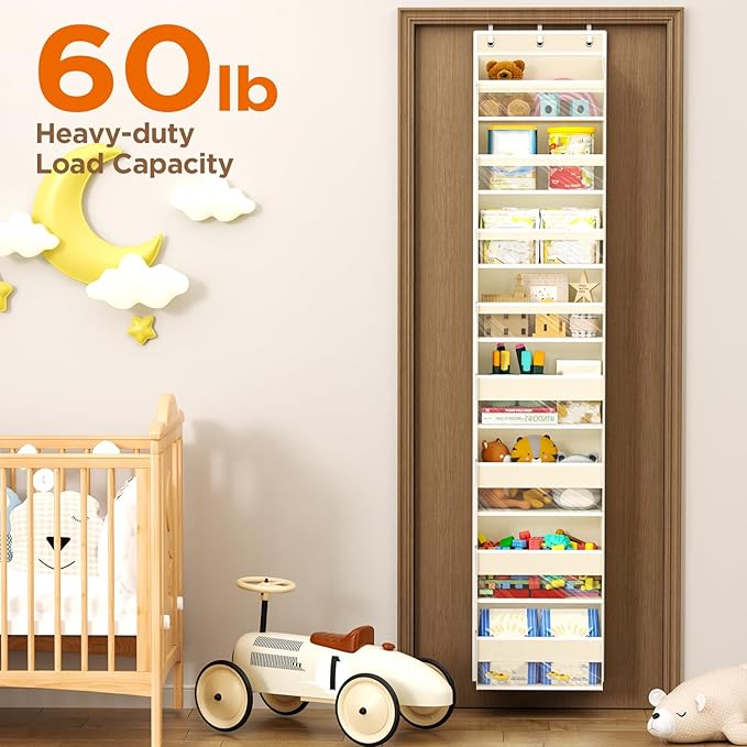 Over The Door Organizer, 8 Shelf Door Hanging Organizers