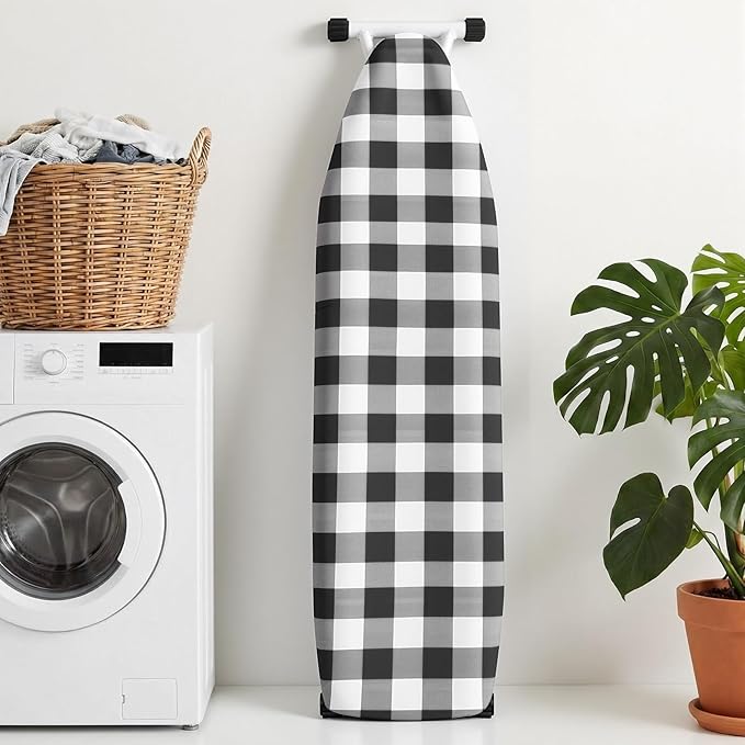 Tegeme Ironing Board Cover and Pad 15 x 54 Inch Cotton Thick Padded