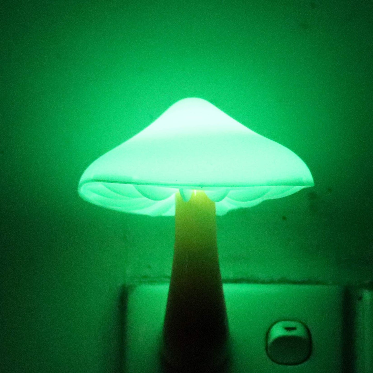AUSAYE Sensor LED Night Light Plug in Wall Lamp, Energy Saving NightLight Cute Mushroom Night Lights for Adults Kids Bedroom,Bathroom,Toilet, Stairs, Kitchen,Hallway Corridor Warm White