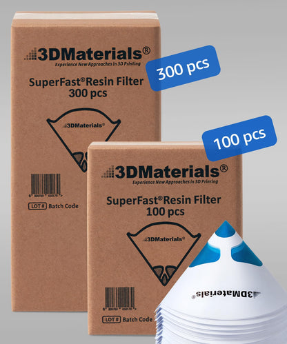 SuperFilter 100 pcs, Disposable Filter, 3D Printer Resin and Paint Strainer, Made in Korea by 3DMaterials
