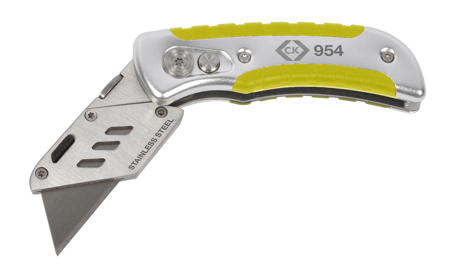 C.K T0954 Folding Utility Knife, Silver