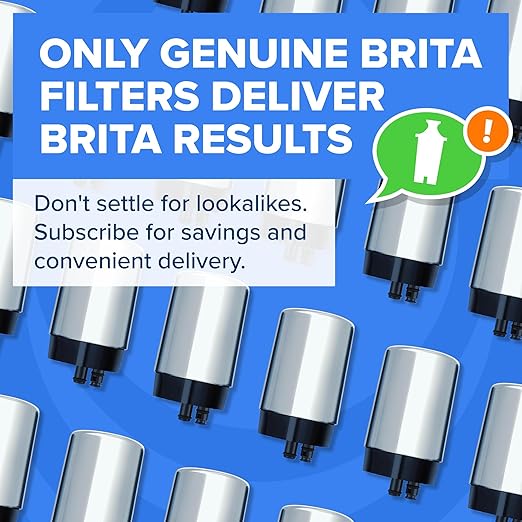 Brita Faucet Mount Water Filter System, No-Wait Filtration, Easy Install