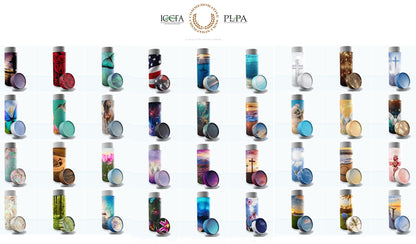 Gone Fishing Men's Scattering Tubes for Human Ashes TSA Approved Scattering Urn and Eco-Friendly Biodegradable Urns for Human Ashes & Biodegradable Urn for Burial at Sea