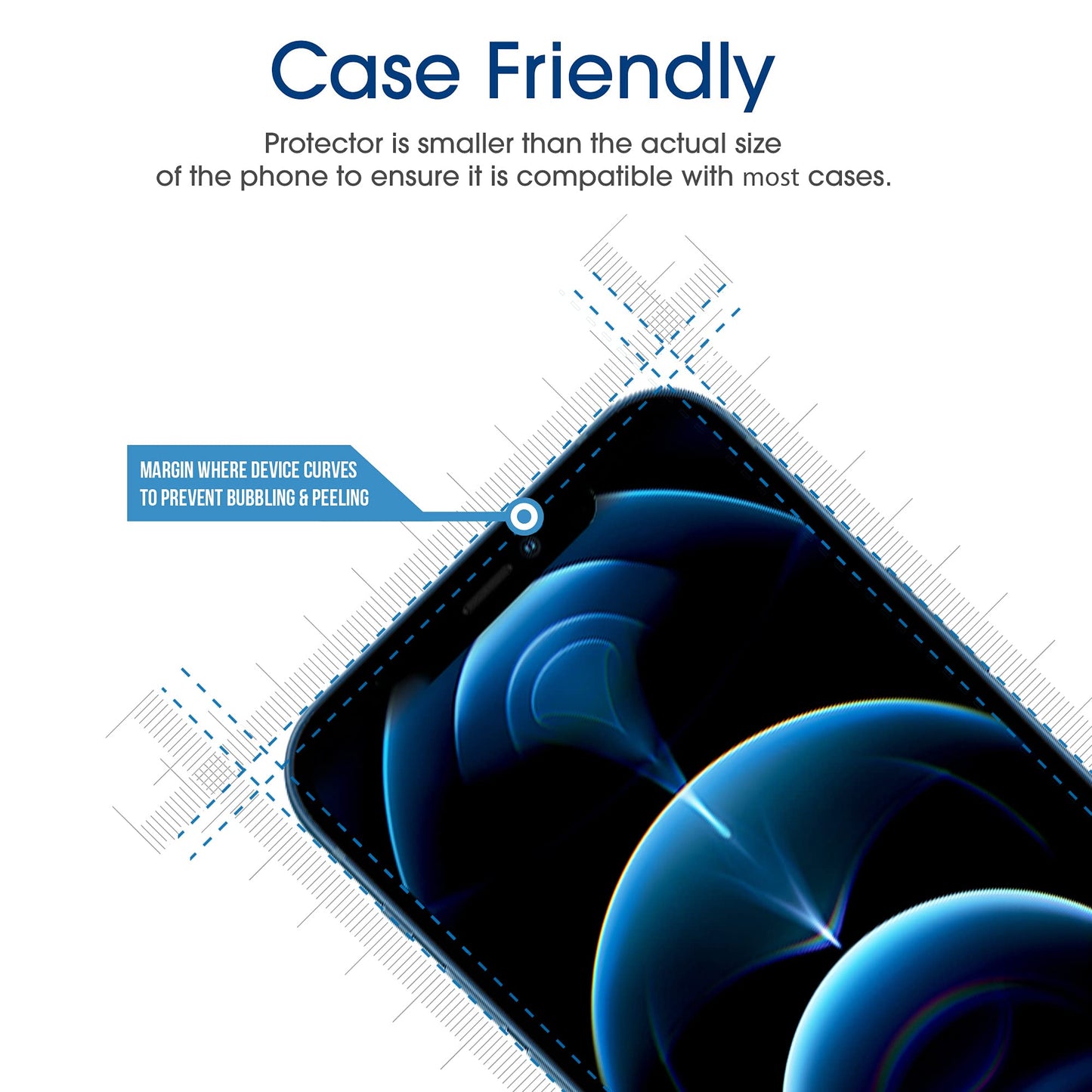 amFilm Easiest Installation OneTouch for iPhone 15 Pro Max Screen Protector [6.7 Inch] Tempered Glass + Camera Lens Protector, Auto-Alignment Tech, Bubble Free, Case Friendly, Anti-Scratch [2+2 Pack]