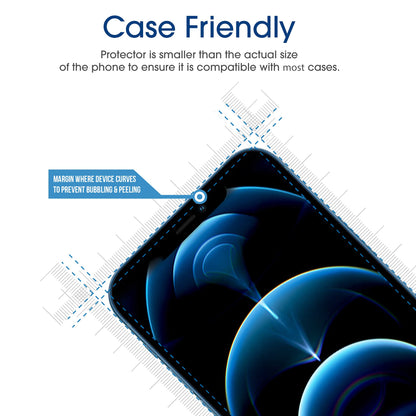 amFilm Easiest Installation OneTouch for iPhone 15 Pro Max Screen Protector [6.7 Inch] Tempered Glass + Camera Lens Protector, Auto-Alignment Tech, Bubble Free, Case Friendly, Anti-Scratch [2+2 Pack]