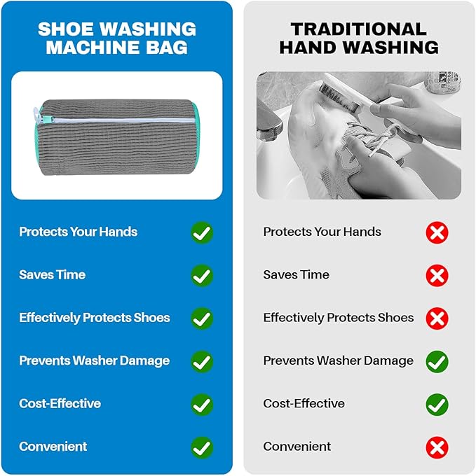 Shoe Washing Machine Bag: Laundry Shoe Bag