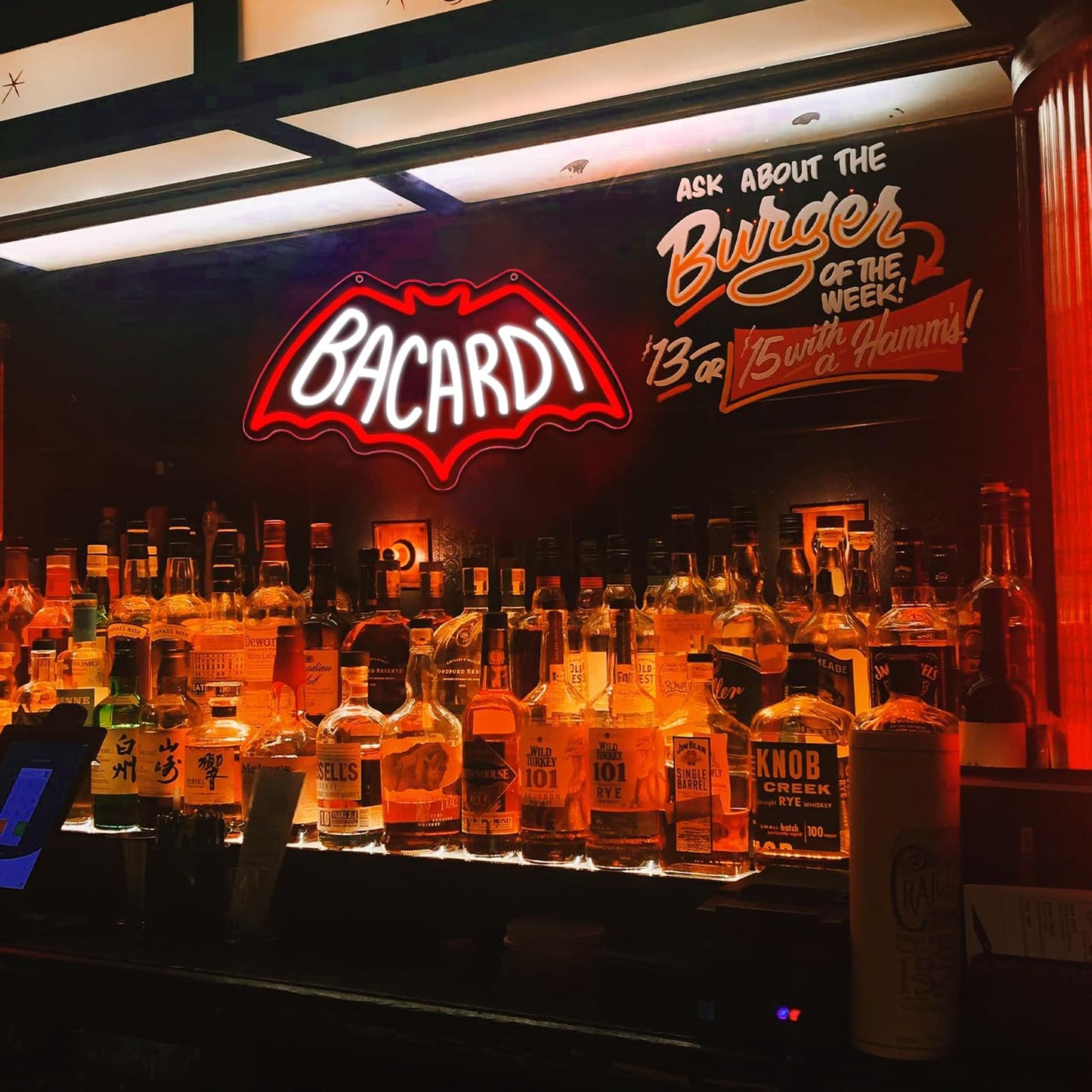 Neon Signs for Wall Decor，Neon Lights for Bedroom Led Business Signs Suitable for Drinks Shop、Man Cave、Christmas Gifts，16 * 10Inch(red)