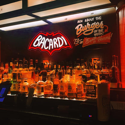 Neon Signs for Wall Decor，Neon Lights for Bedroom Led Business Signs Suitable for Drinks Shop、Man Cave、Christmas Gifts，16 * 10Inch(red)