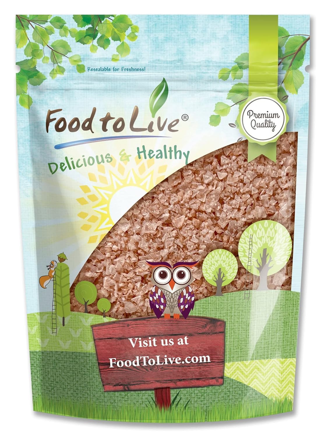 Food to Live - Himalayan Pink Salt Flakes, 1.5 Pounds – Flaky Salt Crystals, Pure, No Additives, Vegan, Kosher, Bulk. Gourmet Salt. Perfect to Use as a Finishing Salt. Not Suitable for Grinders