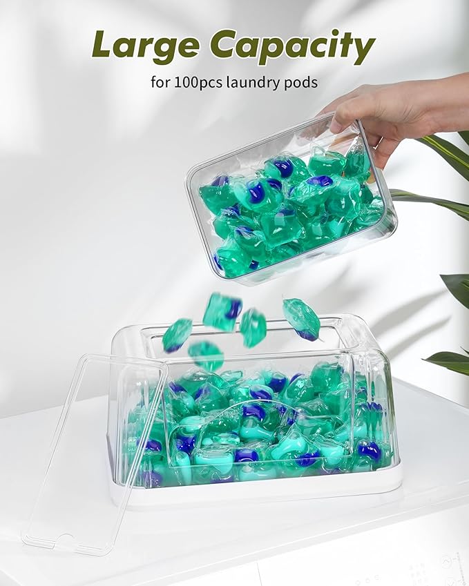 Trash Bag Dispenser Dishwasher Pod Organizer, 3 in 1 Grocery Garbage Bags
