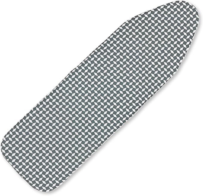 Ironing Board Cover and Pad, Sewn-in Thick Feltpads, Elastic Edge, Fits