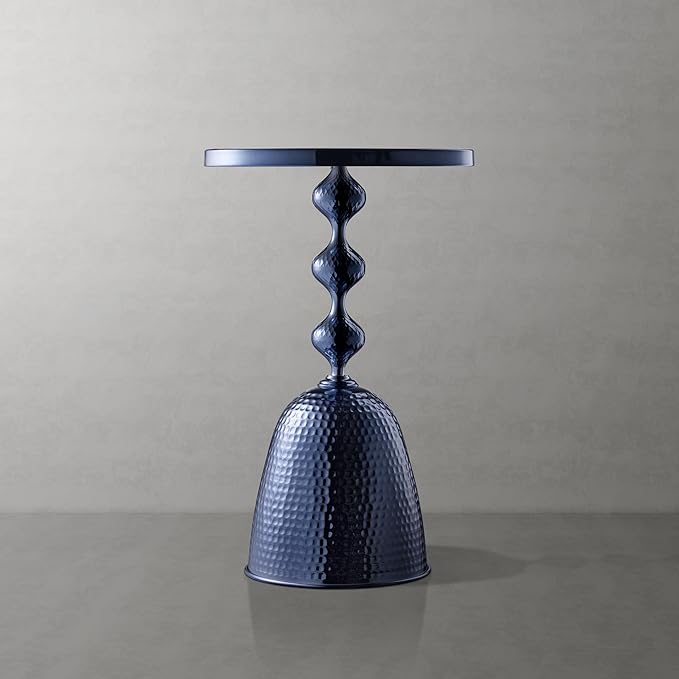 Homes: Inside + Out Halric Modern 25" Tall Round End Table