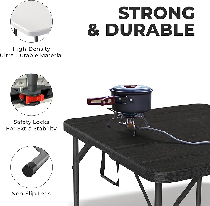 Our Modern Space 34" Square Foldable Table
