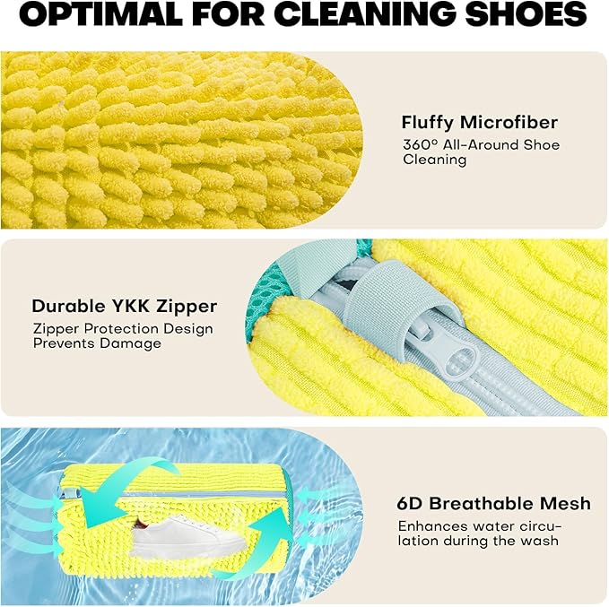 Shoe Washing Machine Bag: Laundry Shoe Bag