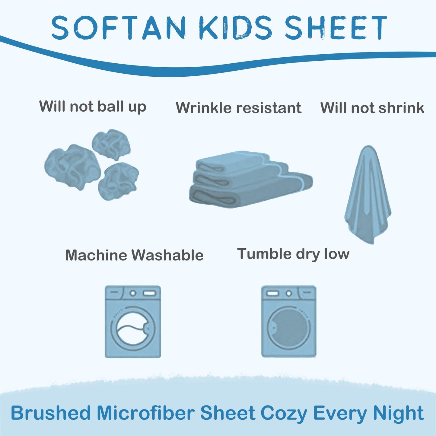 Softan Kids Bed Sheet Set, Boys Full Size Sheets, Microfiber Kids Fitted Sheet and Pillowcase, Breathable and Silky Soft, 4 Piece Jeep Trucks Printed Full Bed Sheet