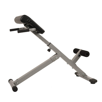 Sunny Health & Fitness Foldable Hyperextension Roman Chair w/Back Extension, Home Gym Sit Up Bench for Glute & Ab Workouts, Optional Adjustment Incline & Multi-Function Heavy-Duty Exercise Equipment