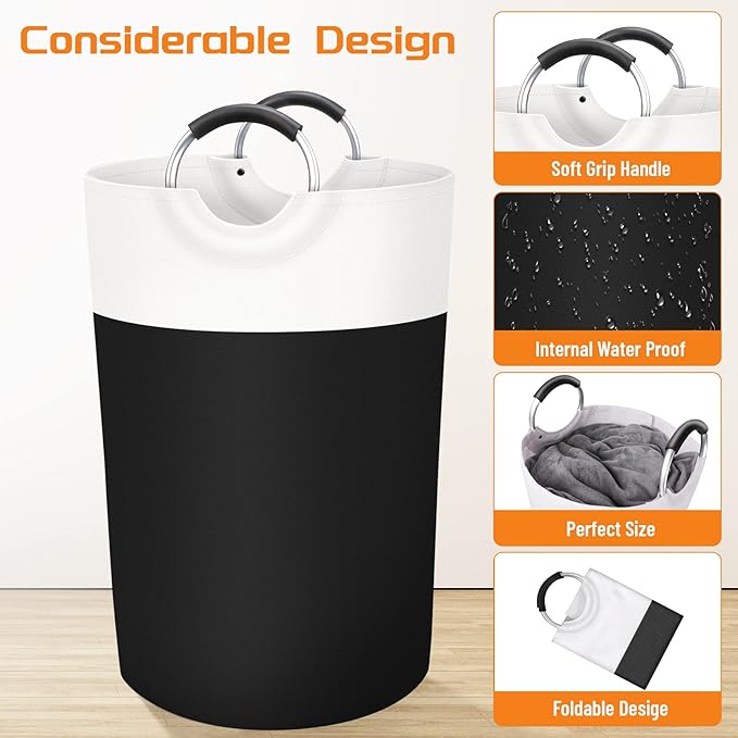 BlissTotes Laundry Basket, Laundry Hamper, Collapsible Laundry Baskets