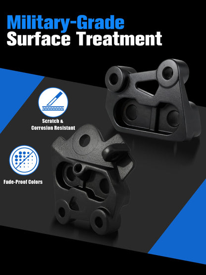 IUVWISN Foot Pegs Brackets for Talaria XXX X3/PRO Footpeg Holder Kits Pedal Bracket Support EBike Electric Dirt Bike Black