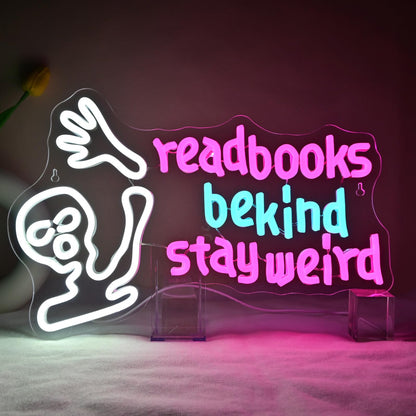 This Must Be The Place Neon Sign Warm White Letter Led Signs for Wall Decor Usb Word Light Up Signs for Bedroom Salon Man Cave Beer Home Bar Wedding Birthday Party Decor Gifts