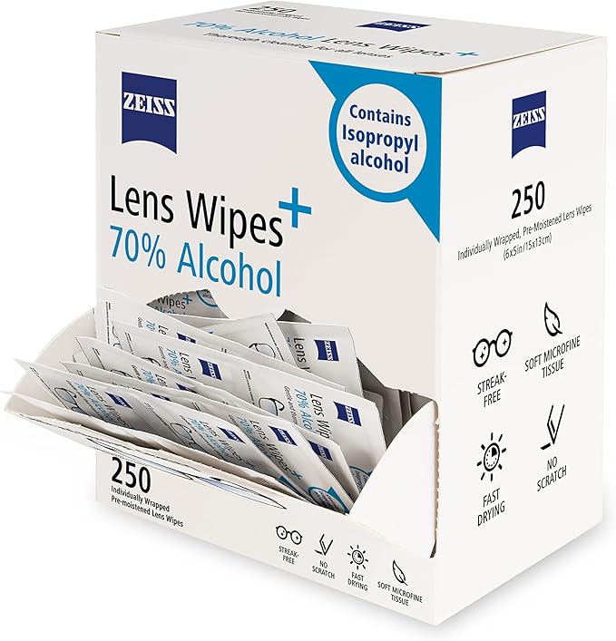 ZEISS Pre-Moistened Lens Cleaning Wipes
