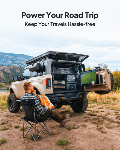 BLUETTI Charger 1, 560W Alternator Charger, Fast DC-DC Charging for Portable Power Stations, 6X Faster Than Car Cigarette Lighter, Compatible with 95% Solar Generator, Perfect for Road Trips, RVing