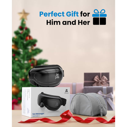 BOB AND BRAD Eye Massager FSA Eligible/HSA Eligible, EyeOasis 2 Heated Eye Mask for Migraines with Music, Smart Migraine Massager Reduce Dry Eyes Improve Sleep, Birthday Gifts for Women Men Mom Dad