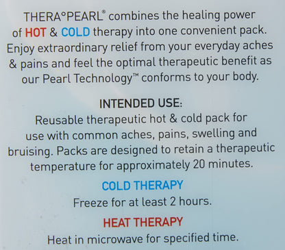 TheraPearl Eye Mask, Eye-ssential Mask with Flexible Gel Beads for Hot Cold Therapy