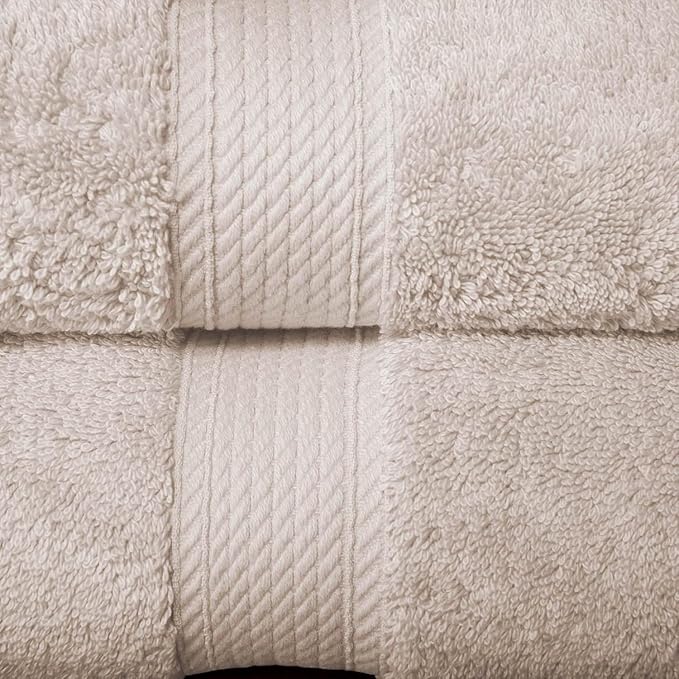 SUPERIOR Egyptian Cotton Pile 10 Piece Towel Set, Includes 2 Bath, 4 Hand