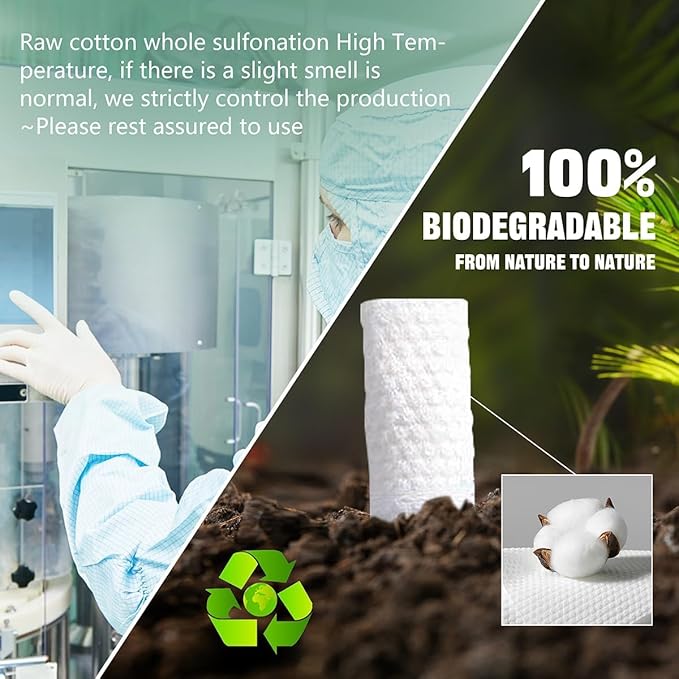 Face Towels Disposable Cotton Facial Towels, Drying Tissue