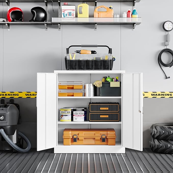 Yizosh Metal Garage Storage Cabinet