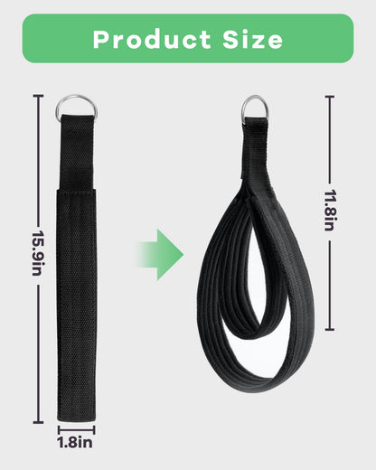 Wonderful Day 2PCS Pilates Straps for Reformer, Comfortable Enhanced Thickness, Fitness Pilates Double Loop Exercise Straps for Home Gym Workout