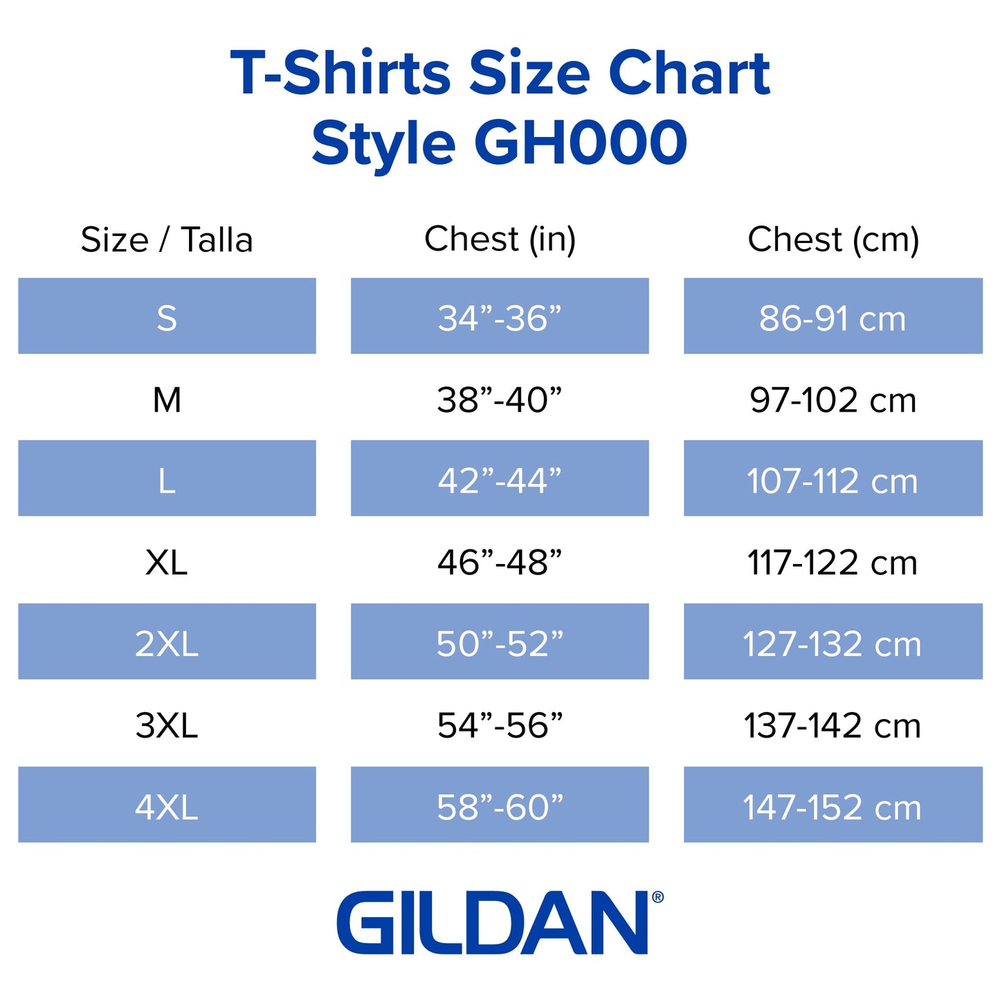 Gildan T-Shirt, Style GH000, Black (2-Pack), Small