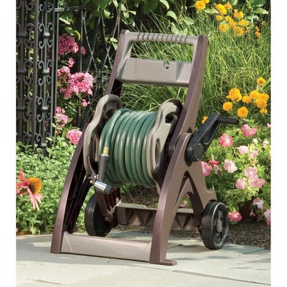 UdaCa 175 ft.Hose Reel Cart,Garden, Lawn, and Patio (Color : Taupe)