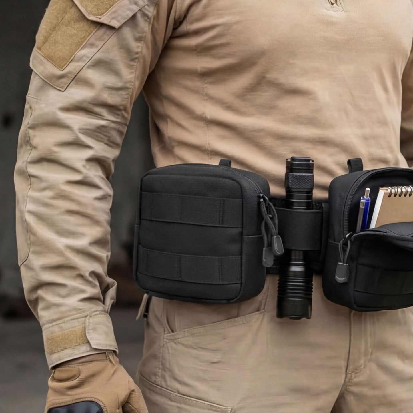 2 Pack Mini Tactical MOLLE Compact Ammo Pouch, Small Tactical EDC Belt Pouches Admin Compact Tool Utility Pouches Organizer, Wallet Cards Knife Gadgets Mini EDC Organizer Bag