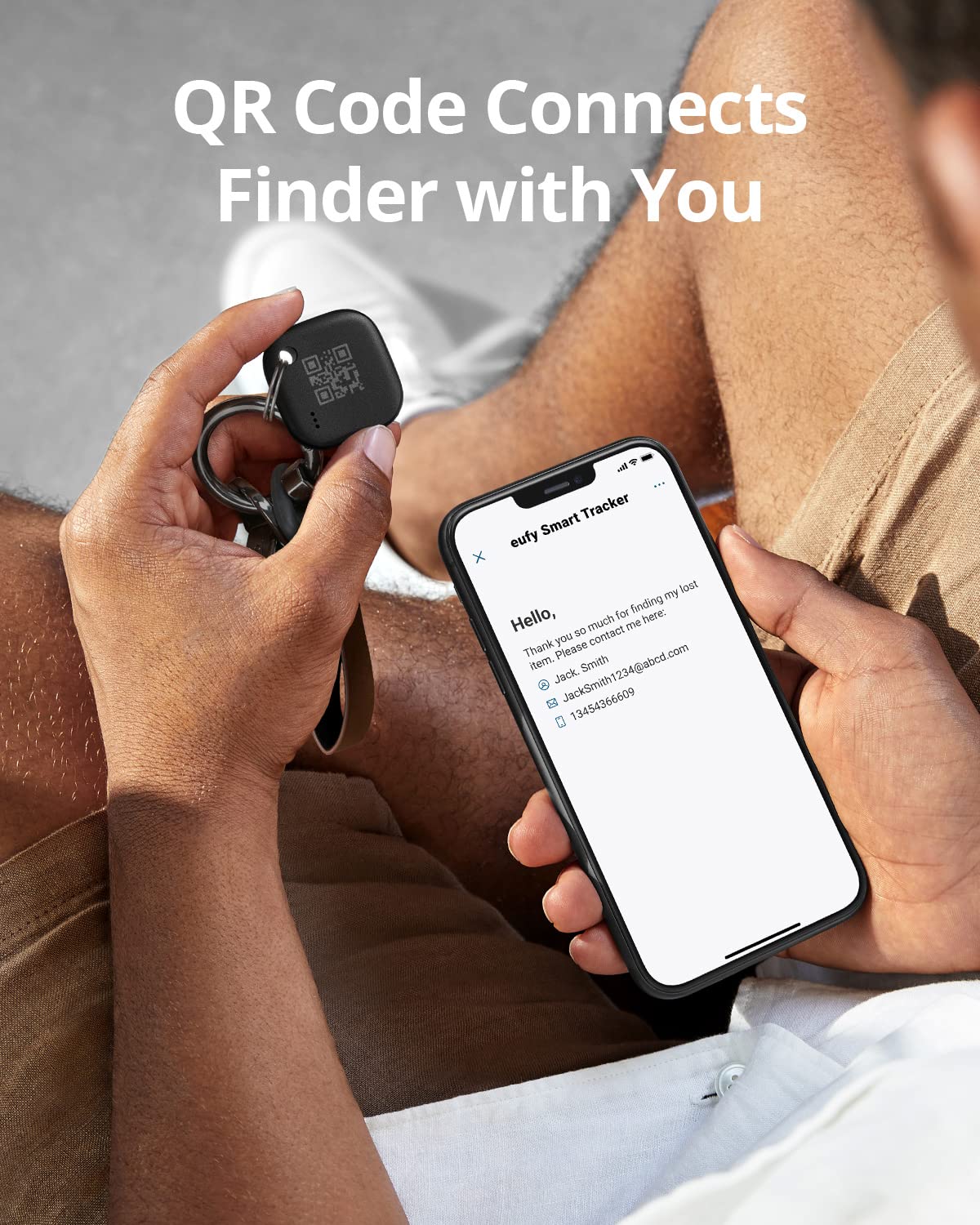 eufy Security SmartTrack Link Bluetooth Item Finder and Key Finder, Works with Apple Find My (iOS only), Find your Remote, Luggage, Phone, and More, Water Resistant (Android Not Supported)