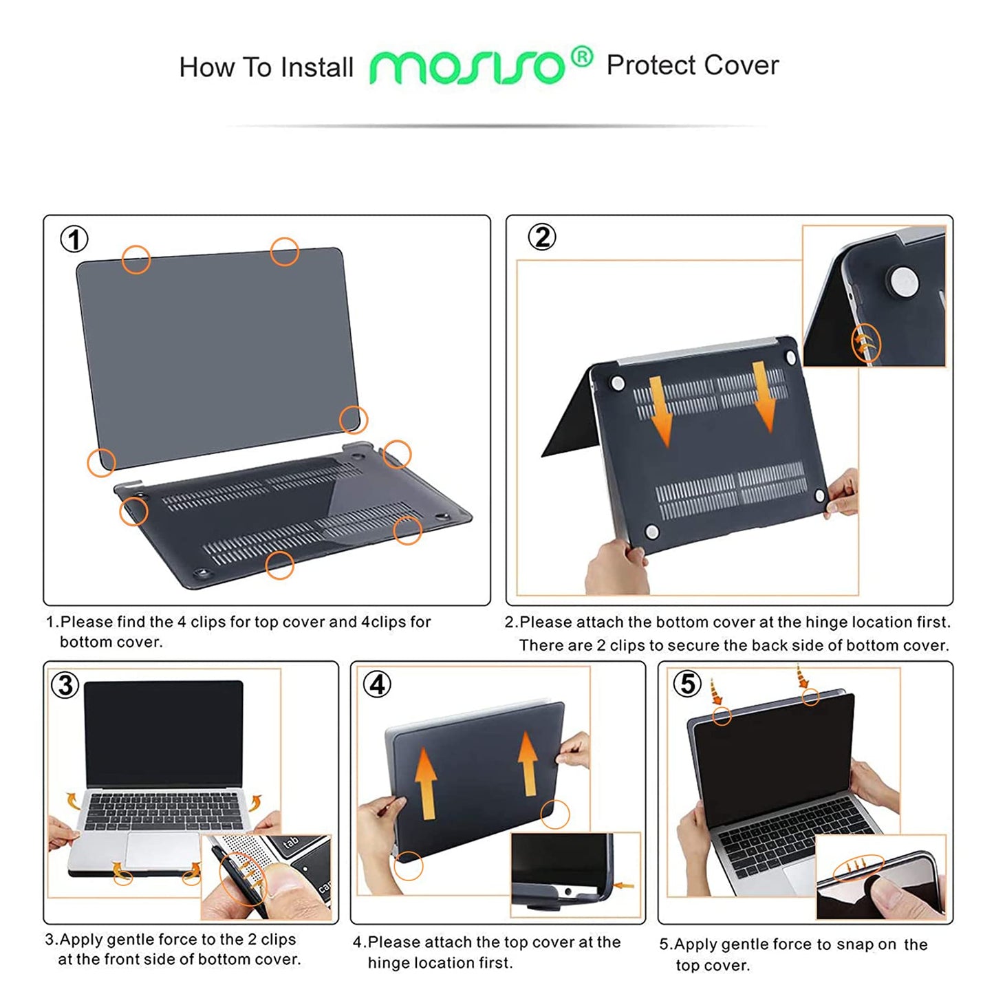 MOSISO Compatible with MacBook Air 13 inch Case M1 A2337 A2179 A1932, Protective Hard Shell Cover Compatible for MacBook Air M1 Case 13.3 inch 2021 2020 2019 2018 Retina Touch ID, Black