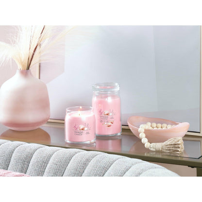 Yankee Candle Pink Sands Scented Signature 13oz Medium Jar 2-Wick Candle Over 35 Hours of Burn Time