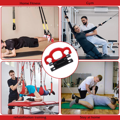 Resistance Band Wall Anchors,Workout Wall Mount Anchor,Band Wall Mounts Gym Anchor,Band Hooks, Space-Saving Wall-Mounted Clip for Home Gym Workouts,for Strength Training,Fitness,Physical Therapy