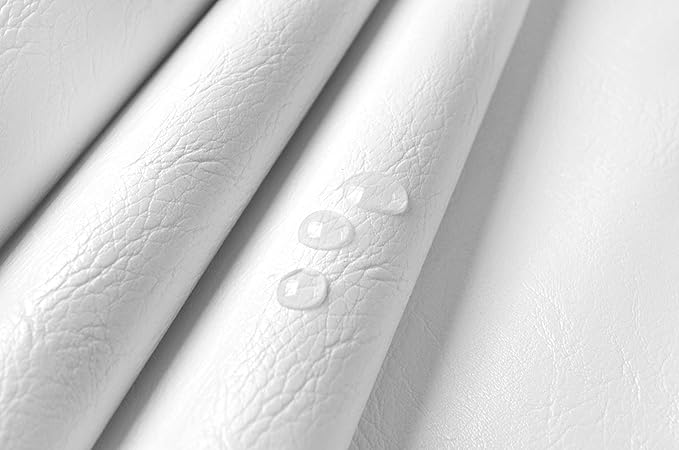 Wento Thick Half Yard Faux Leather Fabric Soft Skin Grain PU Leather Fabric
