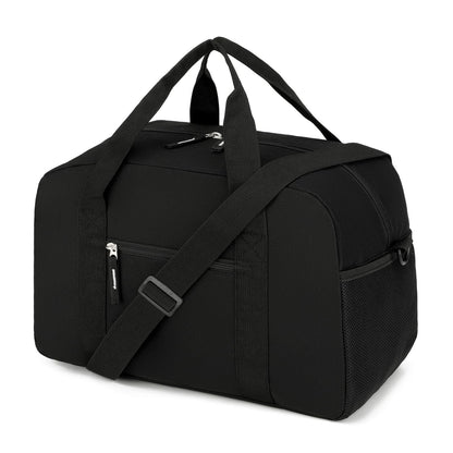 Uarition 14 inch Small Gym Bag for Men & Women, Mini Duffle Bag for Travel Sports, Lightweight Carry On Duffel Bag, Black