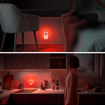 Briignite Motion Sensor Night Light, 4 Pack, Night Lights Plug into Wall, Auto On/Off Motion Activation Nightlight, Energy-Saving 0.6W LED, Daylight White, Ideal for Kids, Bedroom, Bathroom