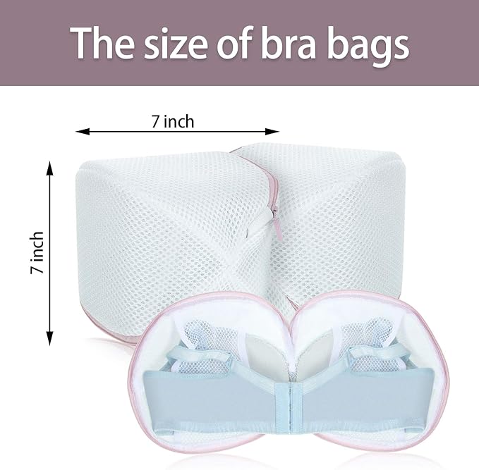 Shappy 6 Pieces Bra Washing Bag