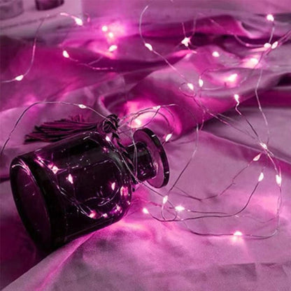 Rivokeer 12 Pack Fairy Lights Battery Operated String Lights，7FT 20LED Waterproof Silver Wire Christmas Lights Outdoor,Firefly Mini Lights for Bedroom Party Birthday Wedding Indoor Decorations.